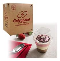 50un Copo Tampa Bolha 250ml Galvanotek G677 Copo Bolha