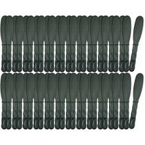 50UN Espatula Acrílica Luxo Fumê P/ Creme Santa Clara