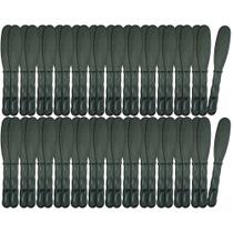 50UN Espatula Acrílica Luxo Fumê P/ Creme Santa Clara