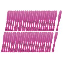 50UN Espátula Acrílica Luxo Rosa P/ Creme Santa Clara 50UN Espátula Acrílica Luxo Rosa P/ Creme Santa Clara