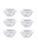 50un Pote Bowl Redondo com tampa G680 250ml Cristal