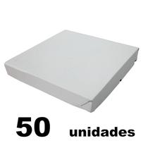 50und Caixa para Doces e Salgados Quadrada Branca Caixa Delivery