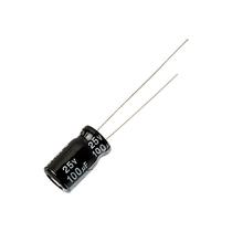 50x Capacitor Eletrolítico 100uf x 25v 105º Kit c/50 Peças 50x Capacitor Eletrolítico 100uf x 25v 105º Kit c/50 Peças