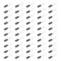 50x Capacitor Eletrolítico 10uf x 16v 105º Kit c/50 Peças