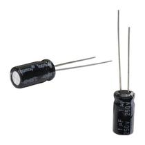 50x Capacitor Eletrolítico 1uf x 250v 105º - kit c/50 peças