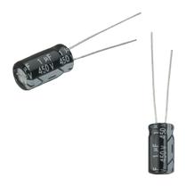 50x Capacitor Eletrolítico 1uf x 450v 105º - kit c/50 peças
