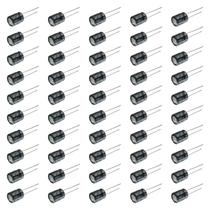 50x Capacitor Eletrolítico 47uf x 100v 105º Kit c/50 Peças