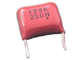 50x Capacitor Poliester 120nf/250v = 120k/250v 10% 8mm Pre