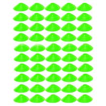 50x Chapéu Chines Cone 19cm Mini Treino Esporte Funcional VERDE