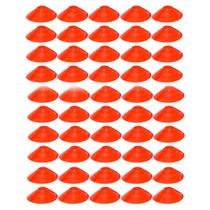 50x Chapéu Chines Cone 19cm Mini Treino Esporte Funcional VERMELHO