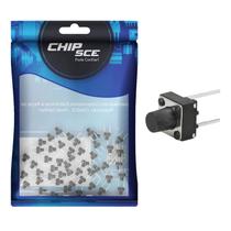 50x Chave Táctil 2 Terminais 6 x 6 x 7mm 180º Graus 50x Chave Táctil 2 Terminais 6 x 6 x 7mm 180º Graus