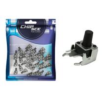 50x Chave Táctil 2 Terminais + Suporte 6 x 6 x 9mm 90º Graus 50x Chave Táctil 2 Terminais + Suporte 6 x 6 x 9mm 90º Graus