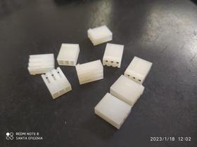 50x Conector Kk 3961 3,96mm 3 Vias Femea + Terminais
