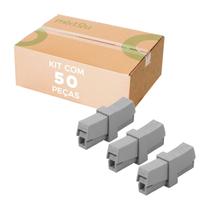 50x Conectores Elétrico Bloco Terminal Rápido Cmk201 50x Conectores Elétrico Bloco Terminal Rápido Cmk201