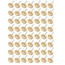 50x Escova Rotativa Circular De Latão Para Micro Retifica