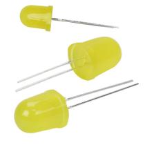 50x Led Difuso 10mm - Projetos Em Geral 2 Terminais Amarelo 50x Led Difuso 10mm - Projetos Em Geral 2 Terminais Amarelo