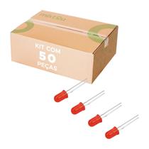 50x Led Difuso 5mm - Projetos em Geral 2 Terminais Vermelho - GREEN 50x Led Difuso 5mm - Projetos em Geral 2 Terminais Vermelho - GREEN