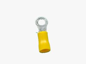 50x Terminal Olhal Amarelo 4 a 6mm Pre Isolado 50x Terminal Olhal Amarelo 4 a 6mm Pre Isolado