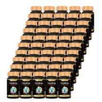 50x vitalkids vitamina c d zinco infantil 30caps mastigavel