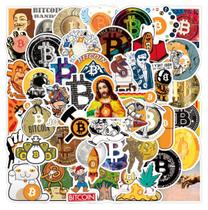 51 Adesivos Bitcoin Criptomoeda Investimento Finança Capital