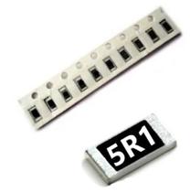 5,1 Ohms 5 20 Unidades Resistor Smd 1206 5r1 3,2mmx1.6mm 5,1 Ohms 5 20 Unidades Resistor Smd 1206 5r1 3,2mmx1.6mm