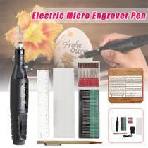 54 Peças Micro Gravador Elétrico Pen DIY Madeira Metal Ce