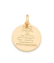 542378 Pingente medalha Professora