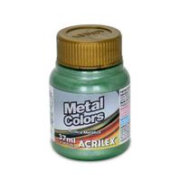 545 tinta metal colors acrilex - verde oliva - 37ml