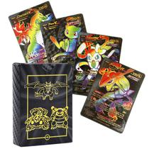 55 Cartas de Pokémon Preto Rainbow Deck Lote Cards