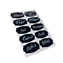 55 Etiqueta adesiva lousa + 01 caneta giz liquido