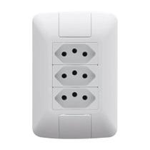 57241/076 Cj 3 Tomadas 2p + T Aria B