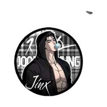 58mm anime jinx cosplay traje crachá pino spte flandres broche prop presente de natal