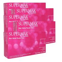 5cxs luvas proced nitrílica s pó supermax pink 100un