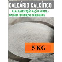 5kg Calcário Calcítico Para Fabricação Ração GALlNHA - Maroa Andrezza - Em Pó - Para Gallnha -