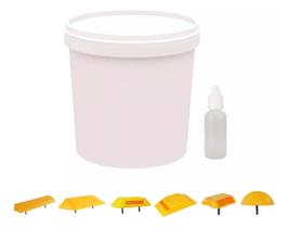 5kg Cola Tacha Tachão Bate Roda + Catalisador Fixação 5kg Cola Tacha Tachão Bate Roda + Catalisador Fixação