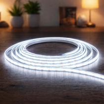 5m Fita Led Cob 480Led/m 12V Luz Branco Frio Direta
