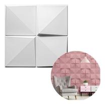 5M Revestimento 3D Plástico Para Parede Placas 50X50Cm Luxo 5M Revestimento 3D Plástico Para Parede Placas 50X50Cm Luxo