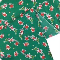 5m Tecido Estampas Natalinas Mesa Natal Leve Decoração 5m Tecido Estampas Natalinas Mesa Natal Leve Decoração