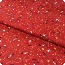 5m Tecido Estampas Natalinas Mesa Natal Leve Decoração 5m Tecido Estampas Natalinas Mesa Natal Leve Decoração