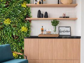 5m² de Placas Artificiais Jardim Vertical Permanente Luxuoso Proteção contra os Raios Solares