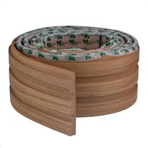 5Mt Painel Ripado Laminado Autocolante Flexível Bronze