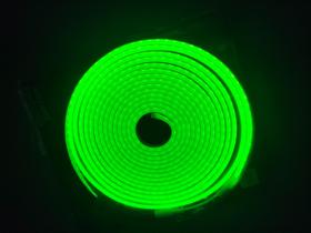 5mts mangueira led neon verde 12v flexível + fonte