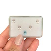 5ø 3,45ct - Água Marinha + Morganita Oval