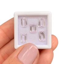5ø Kunzita Rosa Baguete Retangular 5,06ct