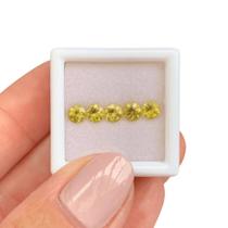 5ø Turmalina Amarela Brilhante ø4mm 1,36ct (1) 5ø Turmalina Amarela Brilhante ø4mm 1,36ct (1)