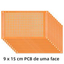 5pcs 9x15cm placa PCB universal amarela placa de circuito impresso PCB de face única para Arduino