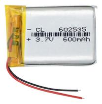(5pcs)baterias 3,7v 600 Mah 602535 Relogio Chama Garçom M