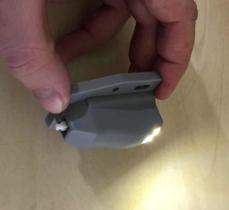 (5pçs) Luminaria Led Automatica Closet Armarios Guarda Roupa