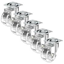 (5pçs) Roda C/ Rolamento 50mm Gel Silicone 50kg Por Rodizio (5pçs) Roda C/ Rolamento 50mm Gel Silicone 50kg Por Rodizio