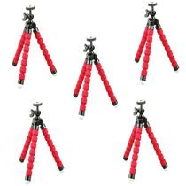 5Tripé Celular Portátil Mini Suporte Flexível Universal 18cm
